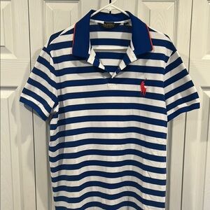 Polo by Ralph Lauren Blue Striped Men's Shirt